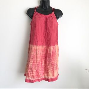 American Eagle Halter Tassel Ombre Mini Dress S